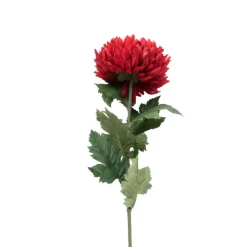 Xenos Kunstbloemen-Kunstbloem dahlia groot - rood - 75 cm