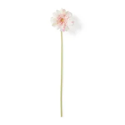 Xenos Kunstbloemen-Kunstbloem gerbera - lichtroze - 60 cm