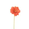 Xenos Kunstbloemen-Kunstbloem gerbera - oranje - 60 cm