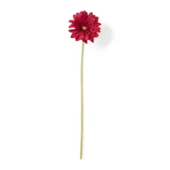 Xenos Kunstbloemen-Kunstbloem gerbera - rood - 60 cm