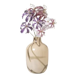 Xenos Kunstbloemen-Kunstbloem gloriosa - goudkleurig/roze - 60 cm