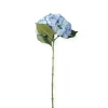Xenos Kunstbloemen-Kunstbloem hortensia - blauw - 63 cm