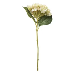 Xenos Kunstbloemen-Kunstbloem hortensia - geel - 46 cm