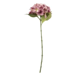 Xenos Kunstbloemen-Kunstbloem hortensia - lichtroze - 63 cm