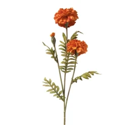 Xenos Kunstbloemen-Kunstbloem hortensia - oranje - 62 cm