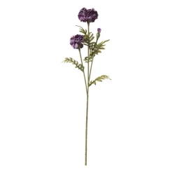 Xenos Kunstbloemen-Kunstbloem hortensia - paars - 62 cm