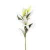 Xenos Kunstbloemen-Kunstbloem lelie - wit - 91 cm