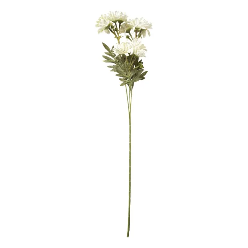Xenos Kunstbloemen-Kunstbloem madelief - wit - 66 cm