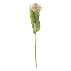 Xenos Kunstbloemen-Kunstbloem speldenkussen - roze - 48 cm