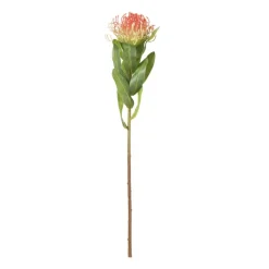 Xenos Kunstbloemen-Kunstbloem speldenkussen - oranje - 48 cm