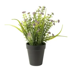 Xenos Kunstplanten-Kunstplant lavendel - paars - 30 cm