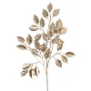 Xenos Kunstbloemen-Kunsttak bladeren - goudkleurigkleurig - 64 cm