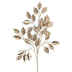 Xenos Kunstbloemen-Kunsttak bladeren - goudkleurigkleurig - 64 cm