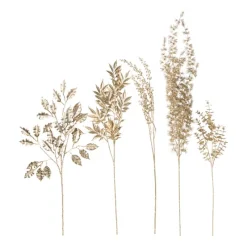 Xenos Kunstbloemen-Kunsttak bladeren - goudkleurigkleurig - 64 cm