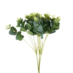 Xenos Kunstbloemen-Kunsttak eucalyptus - groen - 48 cm