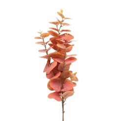 Xenos Kunstbloemen-Kunsttak eucalyptus - oranje - 79 cm