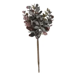 Xenos Kunstbloemen-Kunsttak eucalyptus - rood - 23 cm