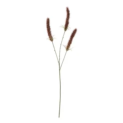 Xenos Kunstbloemen-Kunsttak graan - rood - 63 cm