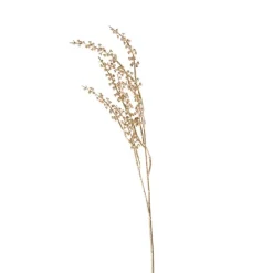 Xenos Kunstbloemen-Kunsttak met bolletjes - goudkleurigkleurig - 77 cm