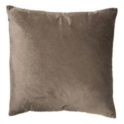 Xenos Kussens-Kussen chenille - bruin - 45x45 cm
