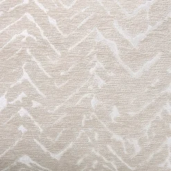 Xenos Kussens-Kussen jacquard zigzag - beige - 45x45 cm