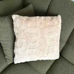 Xenos Kussens-Kussen japandi - beige - 45x45 cm