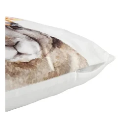 Xenos Kussens-Kussen konijn - polyester - 45x45 cm
