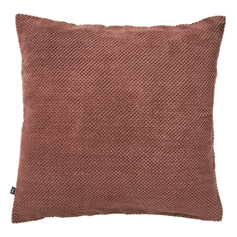 Xenos Kussens-Kussen met blokjes - roze - 60x60 cm