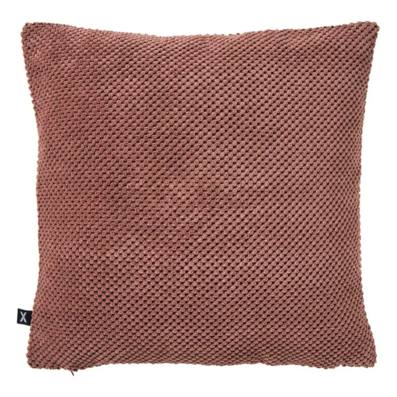Xenos Kussens-Kussen met blokjes - roze - 45x45 cm