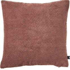 Xenos Kussens-Kussen met blokjes - roze - 45x45 cm