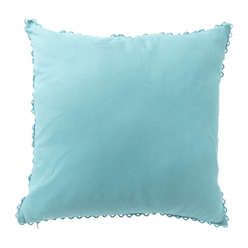 Xenos Kussens-Kussen met print - blauw - 45x45 cm
