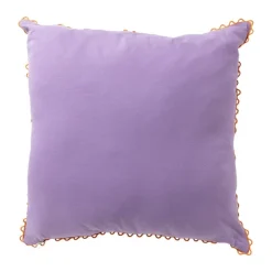 Xenos Kussens-Kussen met print - paars - 45x45 cm