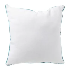 Xenos Kussens-Kussen palmboom - blauw/wit/goud - 45x45 cm