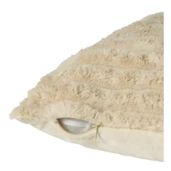 Xenos Kussens-Kussen rib - beige - 45x45 cm