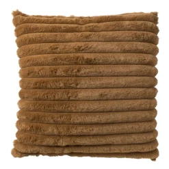 Xenos Kussens-Kussen rib - bruin - 45x45 cm