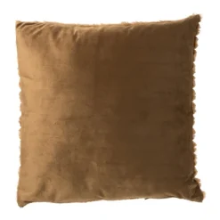 Xenos Kussens-Kussen rib - bruin - 45x45 cm