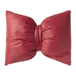 Xenos Kussens-Kussen strik - rood - 40x35 cm