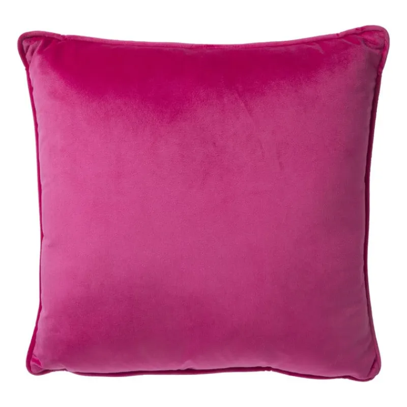 Xenos Kussens-Kussen velvet - fuchsia - 45x45 cm