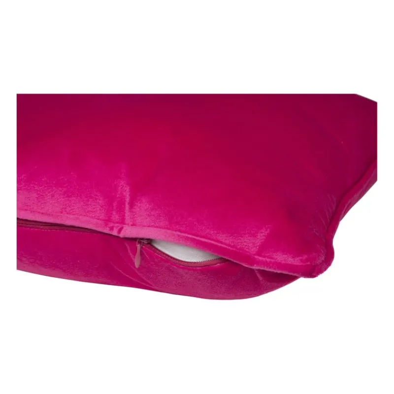Xenos Kussens-Kussen velvet - fuchsia - 45x45 cm