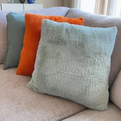 Xenos Kussens-Kussen velvet - groen - 45x45 cm