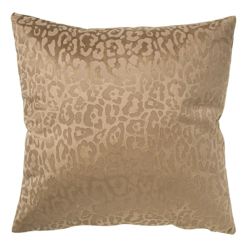 Xenos Kussens-Kussen velvet animal - bruin - 45x45 cm