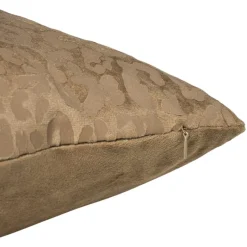 Xenos Kussens-Kussen velvet animal - bruin - 45x45 cm