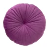 Xenos Kussens-Kussen velvet rond - paars - ø45 cm