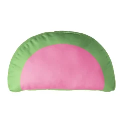 Xenos Kussens-Kussen watermeloen - roze/groen -37x20 cm
