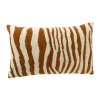 Xenos Kussens-Kussen zebraprint - terra/wit - 30x50 cm