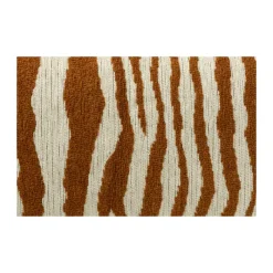 Xenos Kussens-Kussen zebraprint - terra/wit - 30x50 cm