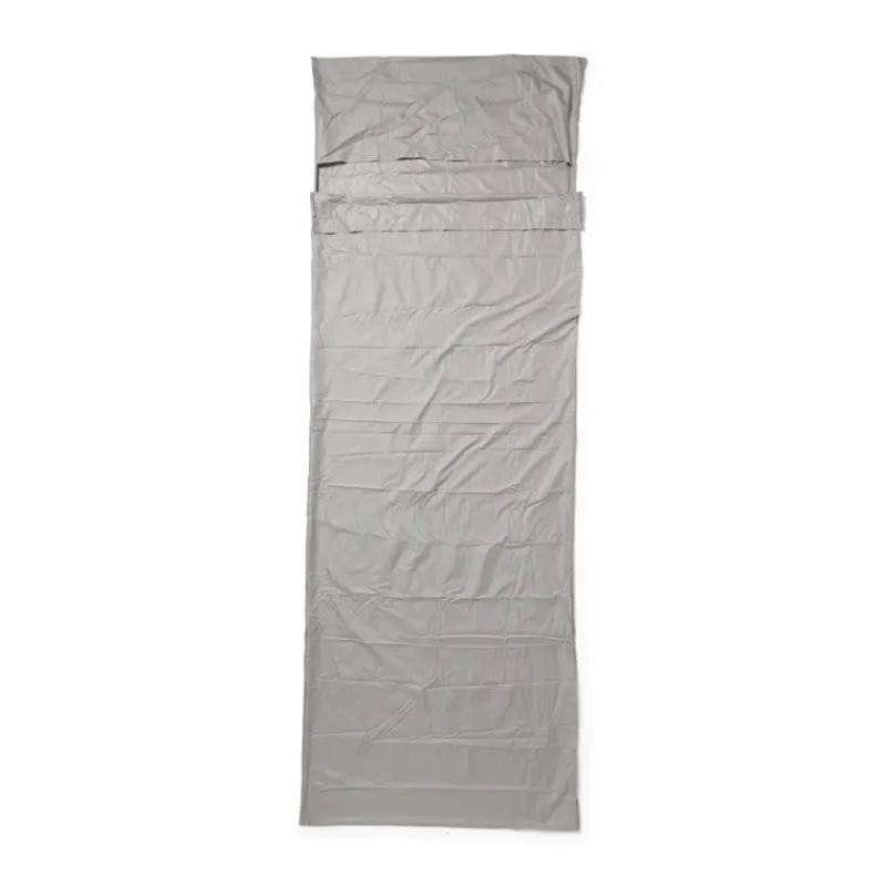 Xenos Slaapzakken-Lakenzak ultra light - lichtgrijs - 220x80x80 cm - 200 gram