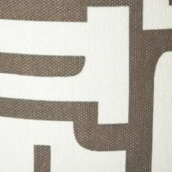 Xenos Lampenkappen-Lampenkap japandi groot - bruin/wit - ø24.5x17.5 cm