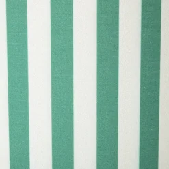 Xenos Lampenkappen-Lampenkap streep - groen/wit - ø24.5x17.5 cm