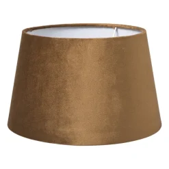 Xenos Lampenkappen-Lampenkap taps klein - bruin - ø23x14 cm
